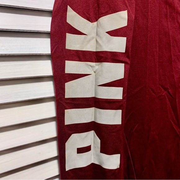 Victorias secret PINK zip up long sleeve workout top with thumbholes, size XS - Picture 4 of 7